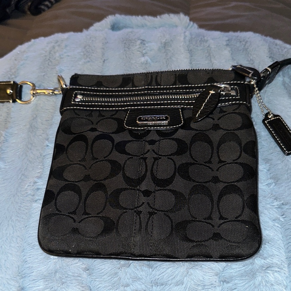 Coach Signature Black Crossbody Bag